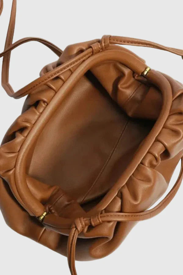 Clyde Women's Dumpling Bag | Trendy Pleated Shoulder Bag for Women | Slouchy Everyday Handbag & On-Trend Accessory