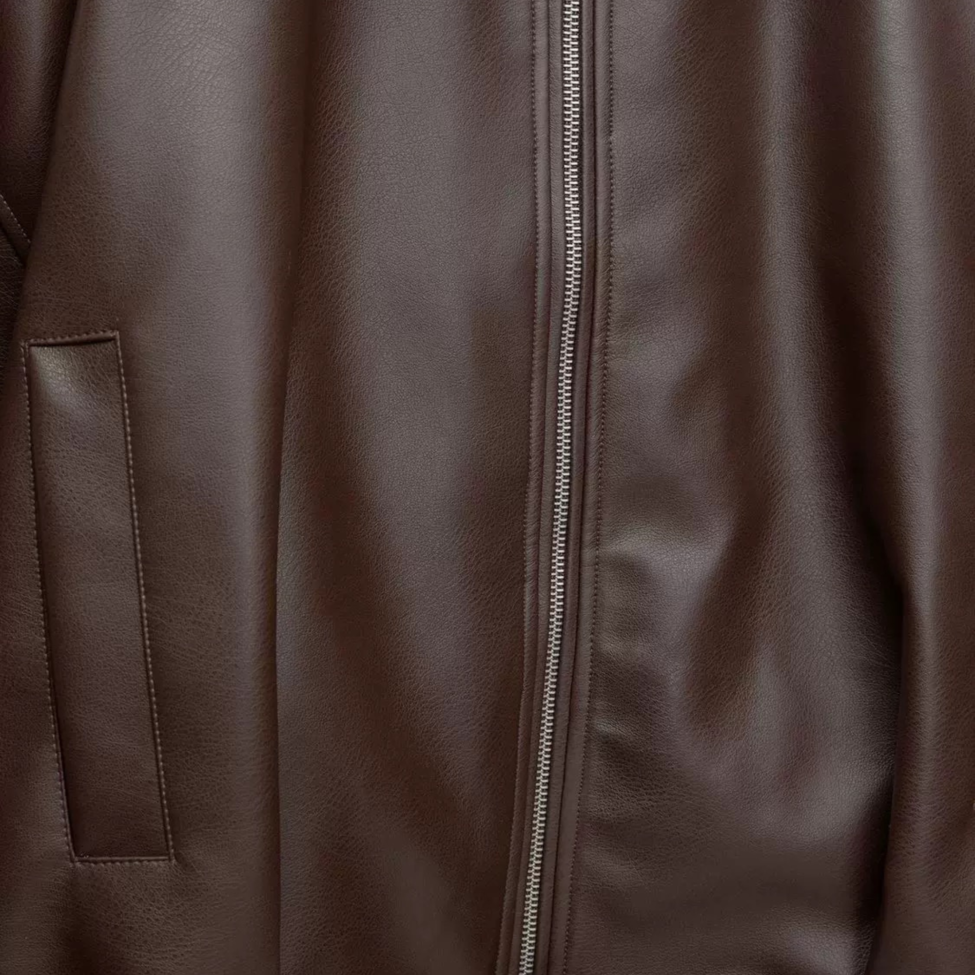 Arlena | Oversized Leather Jacket