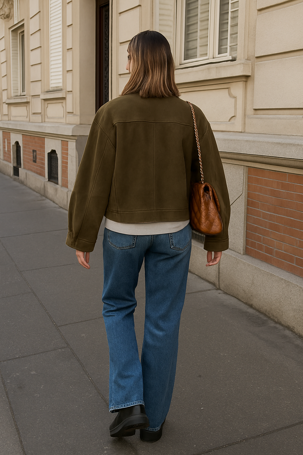 Aïsha Oversized Suede Jacket
