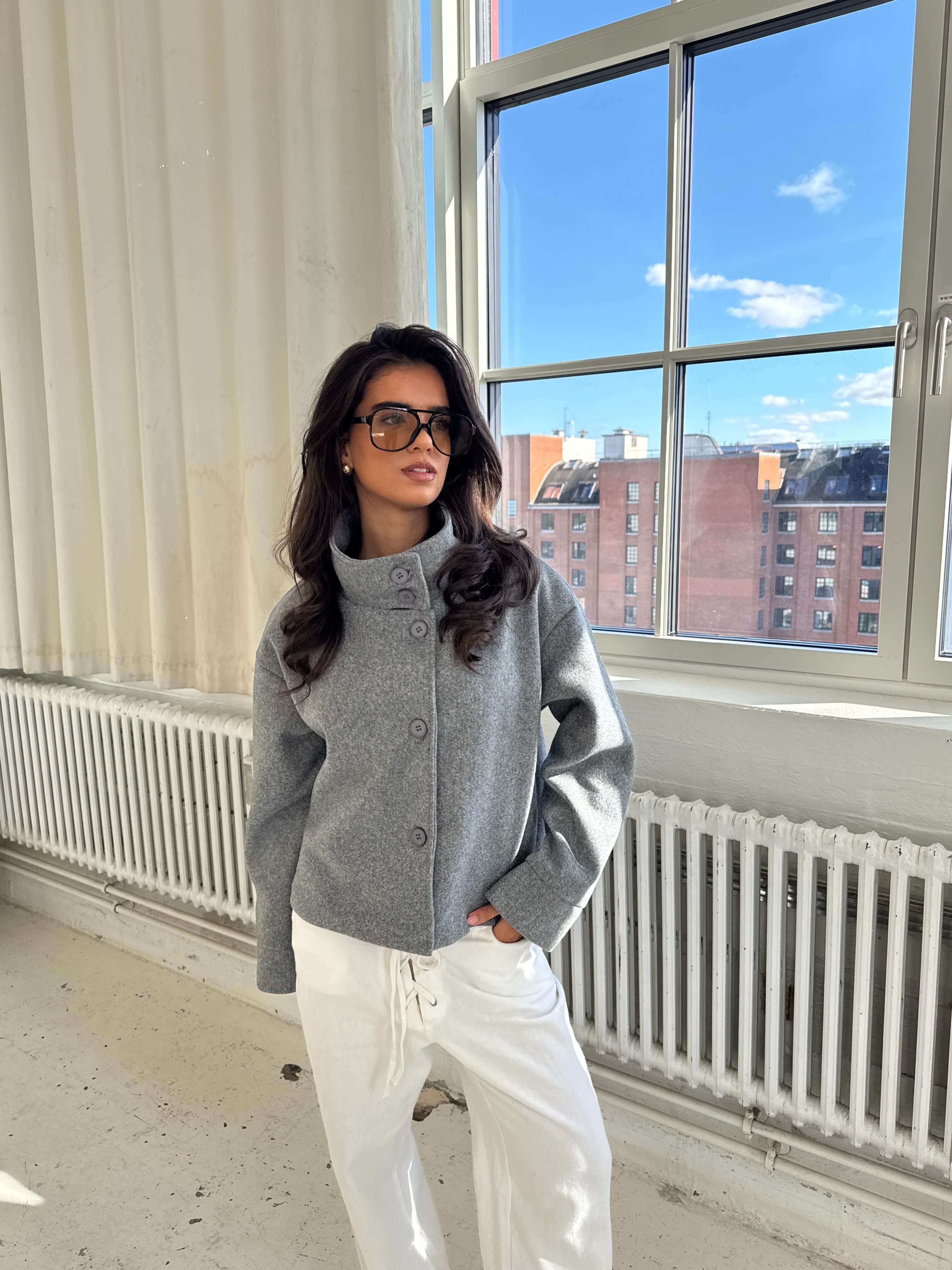 Clea High Neck Jacket