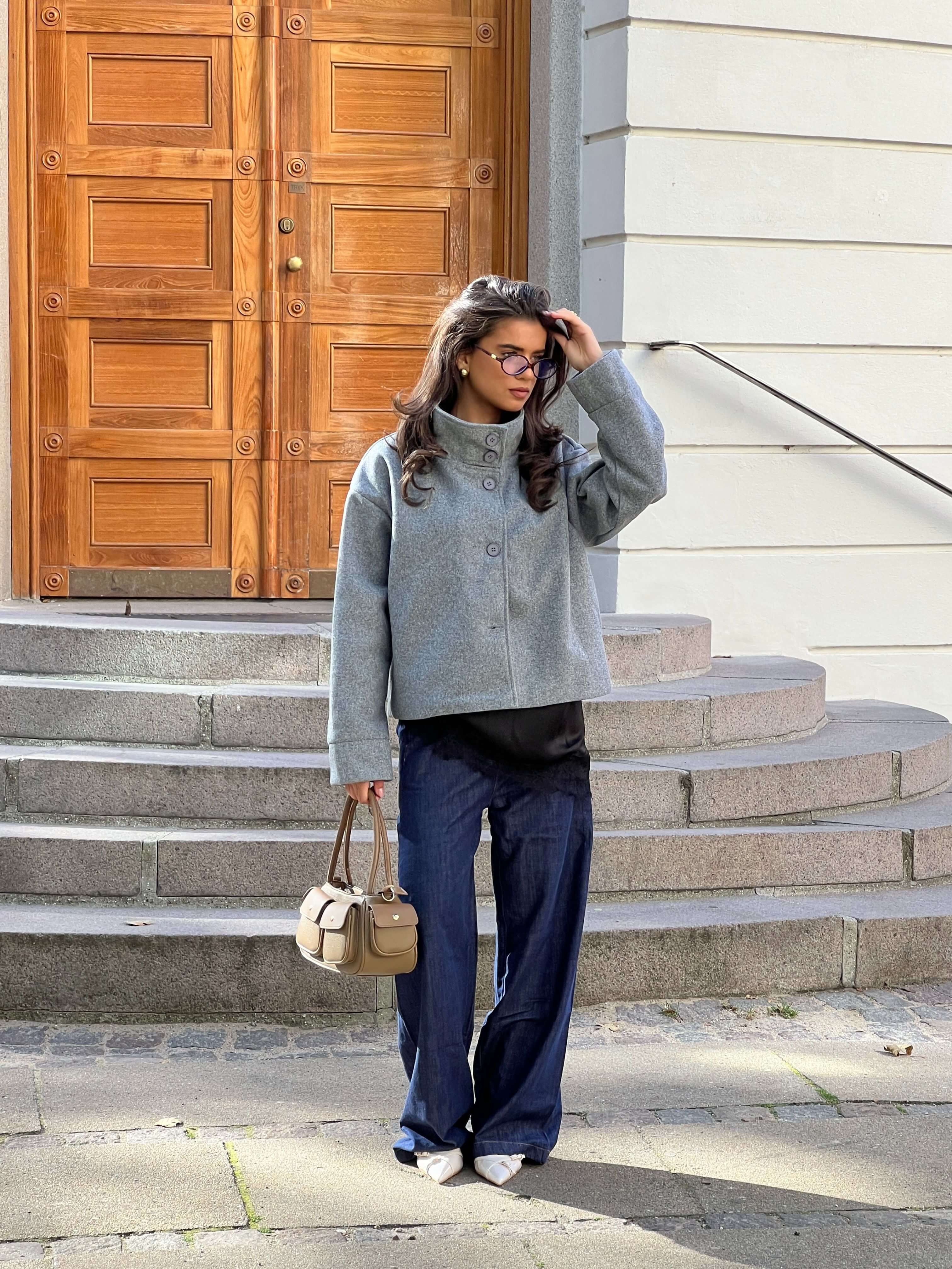 Clea High Neck Jacket