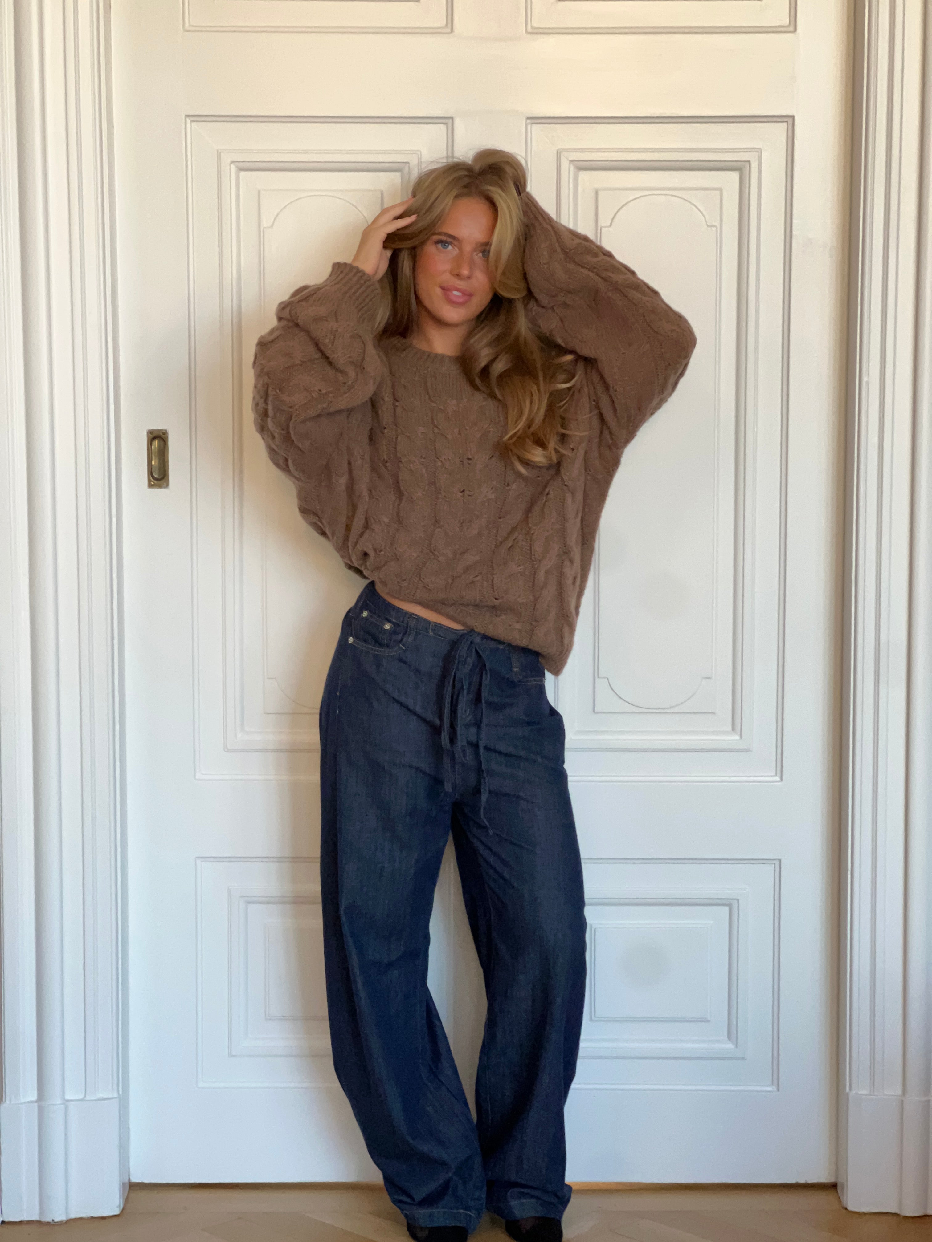 Anora Women's Chunky Knit Sweater Cozy & Stylish for Autumn/Winter