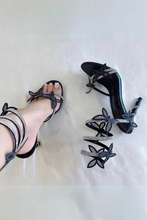 Butterfly Reverie Women's Stiletto Heels | Elegant Pointed Toe Heels for Women | Everyday Smart Casual Occasion Footwear