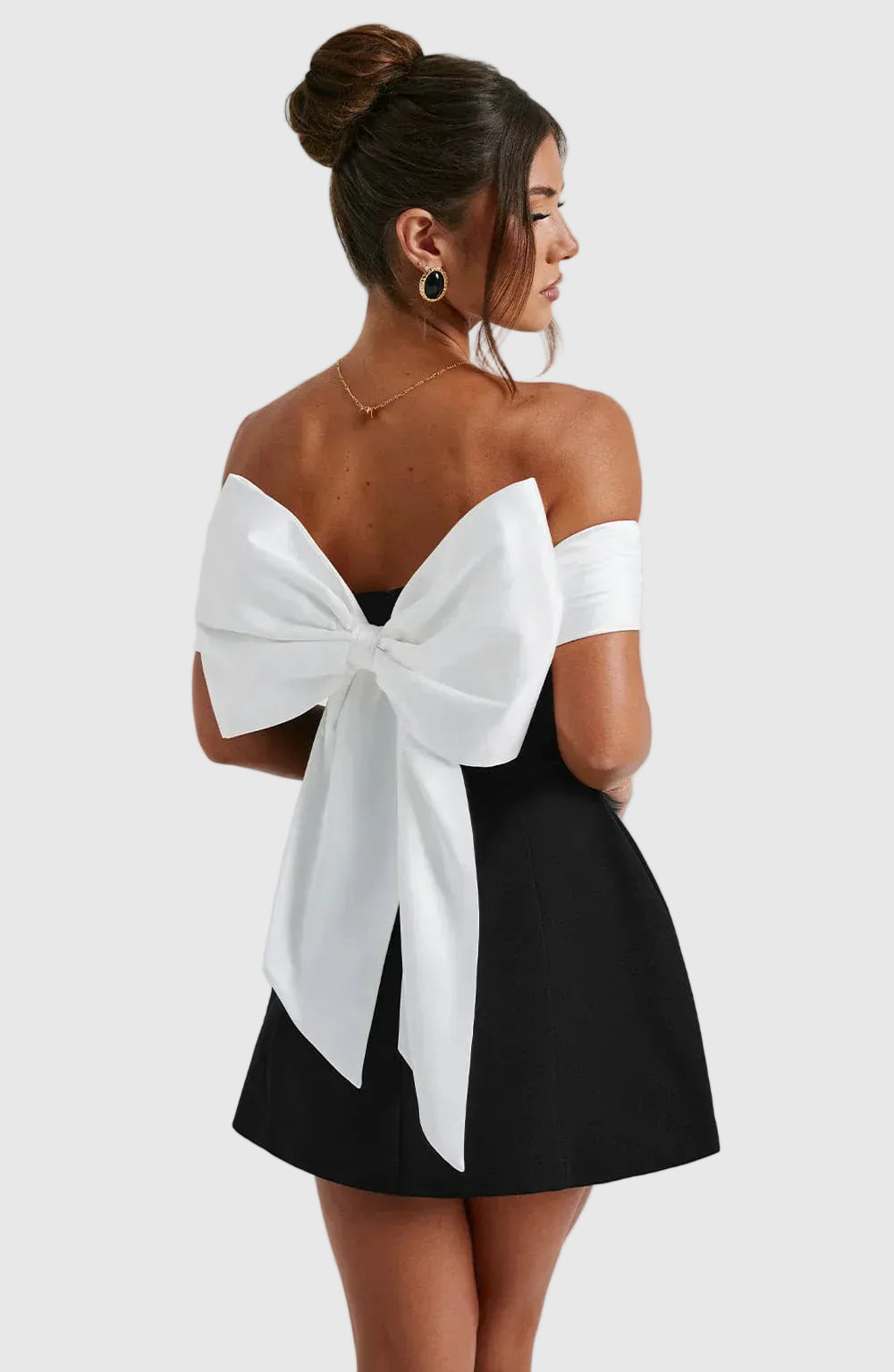 Amy BowBack™ Off-Shoulder Dress