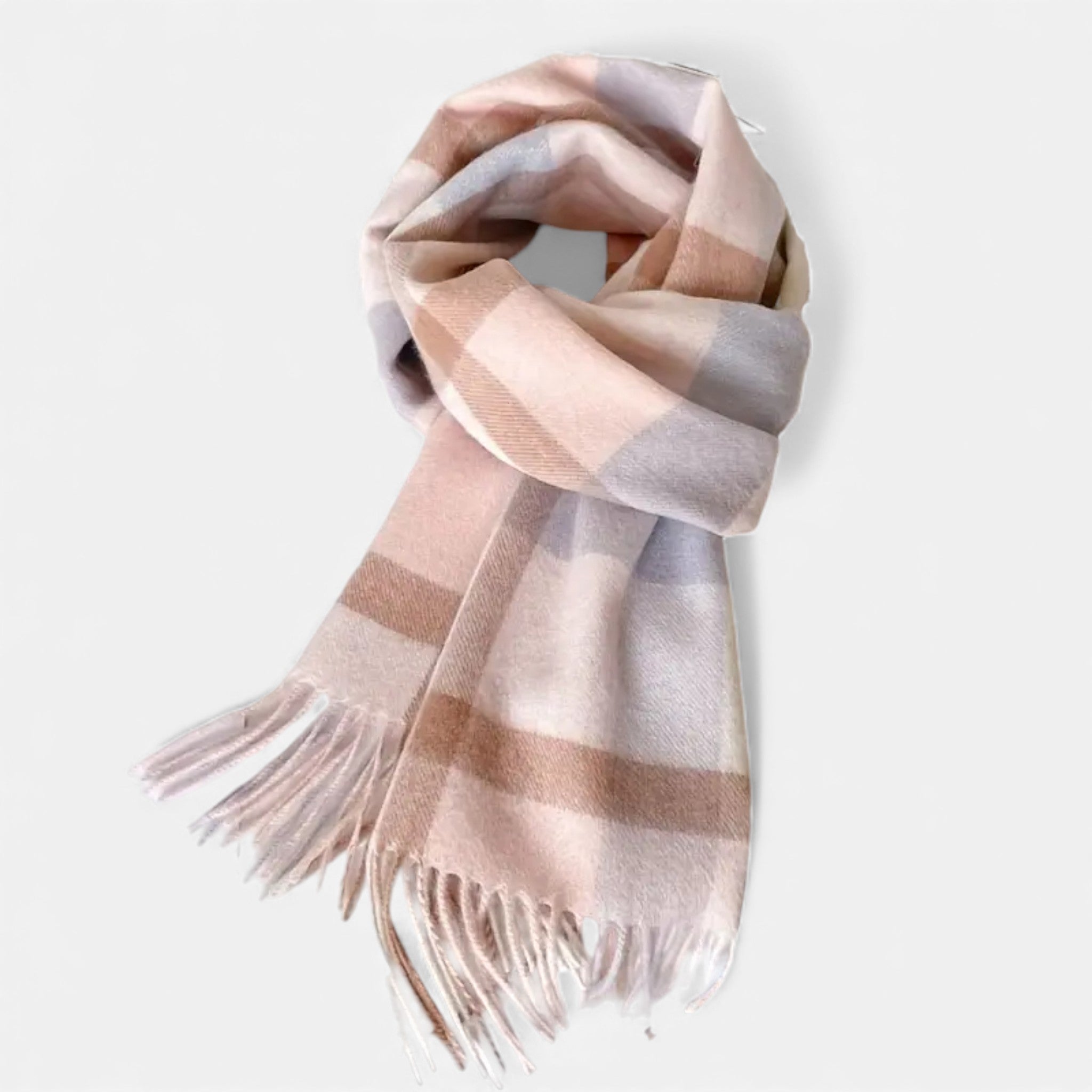 British Classic Wool Scarf – Retro Striped Winter Elegance